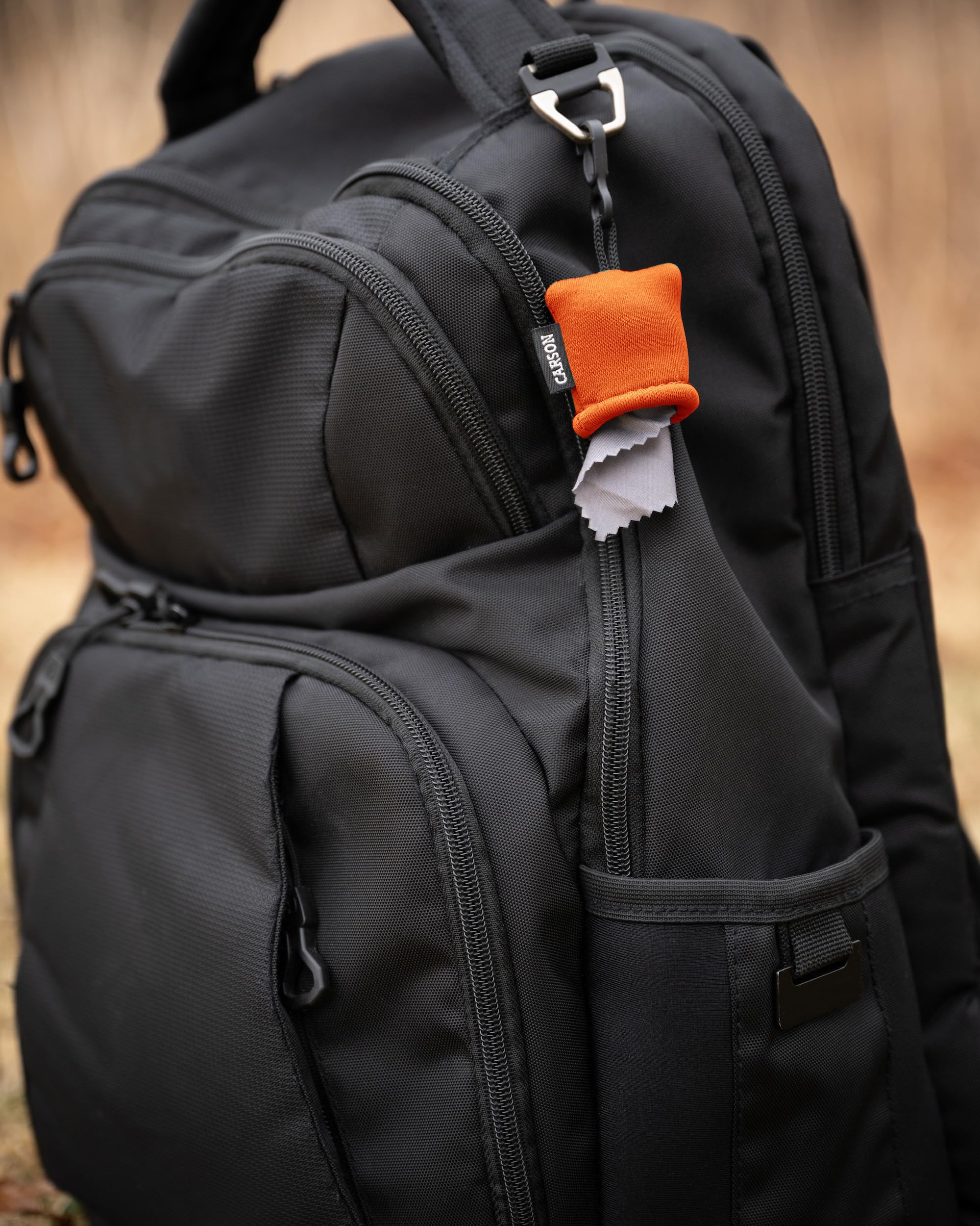 Carson Stuff-It: diseño compacto ideal para bolso o mochila.