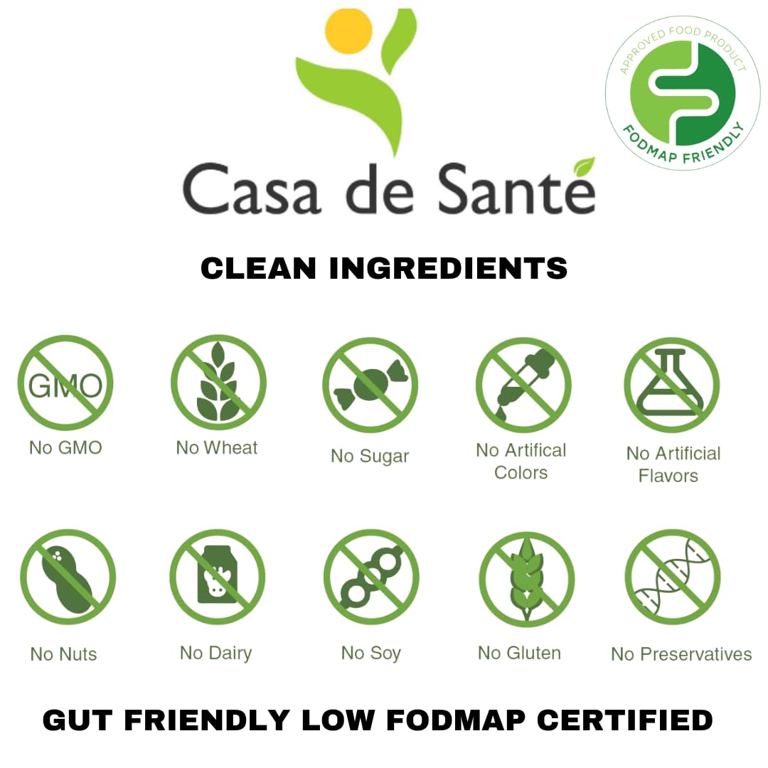 Casa de Sante: cápsulas veganas sin inulina para dietas sensibles.