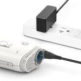 CASIMY conector AirMini detalle, muestra precisión de conexión y uso fiable