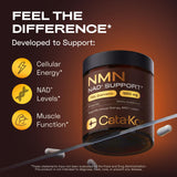 Mezcla 4 en 1: NMN, Quercetina, Resveratrol y TMG para energía.