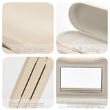 Interior acolchado del estuche Cauyuan para mantener lentes seguras