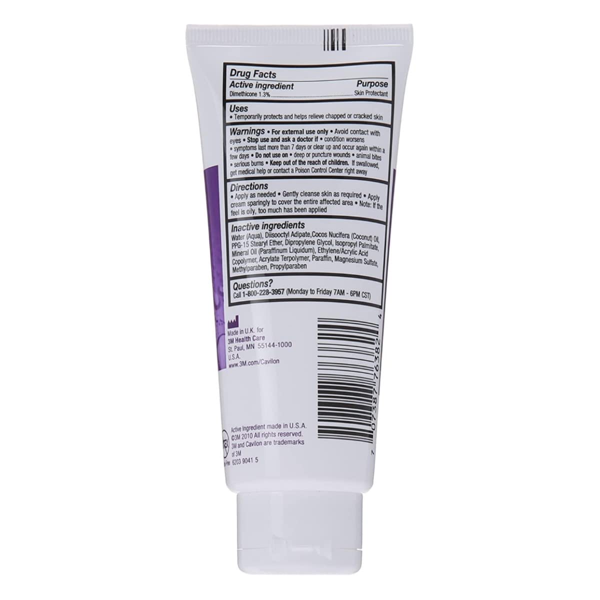 Aplicación de la crema barrera duradera de Cavilon para comodidad prolongada.