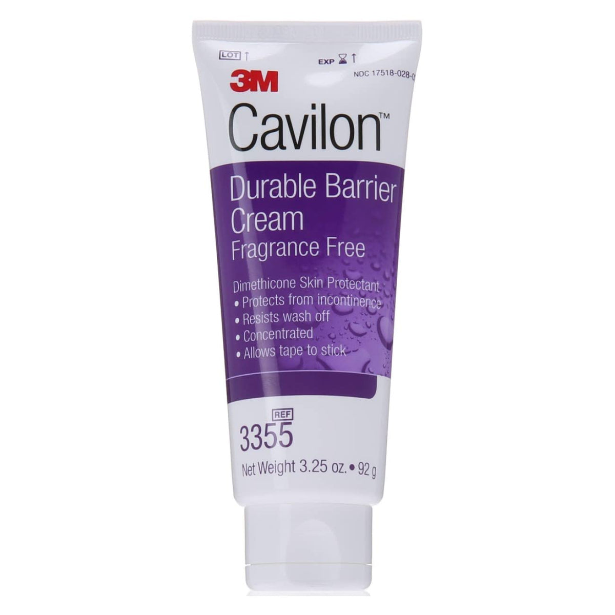 Cavilon crema barrera duradera en tubo ofrece protección suave para la piel y facilita la adherencia de apósitos.