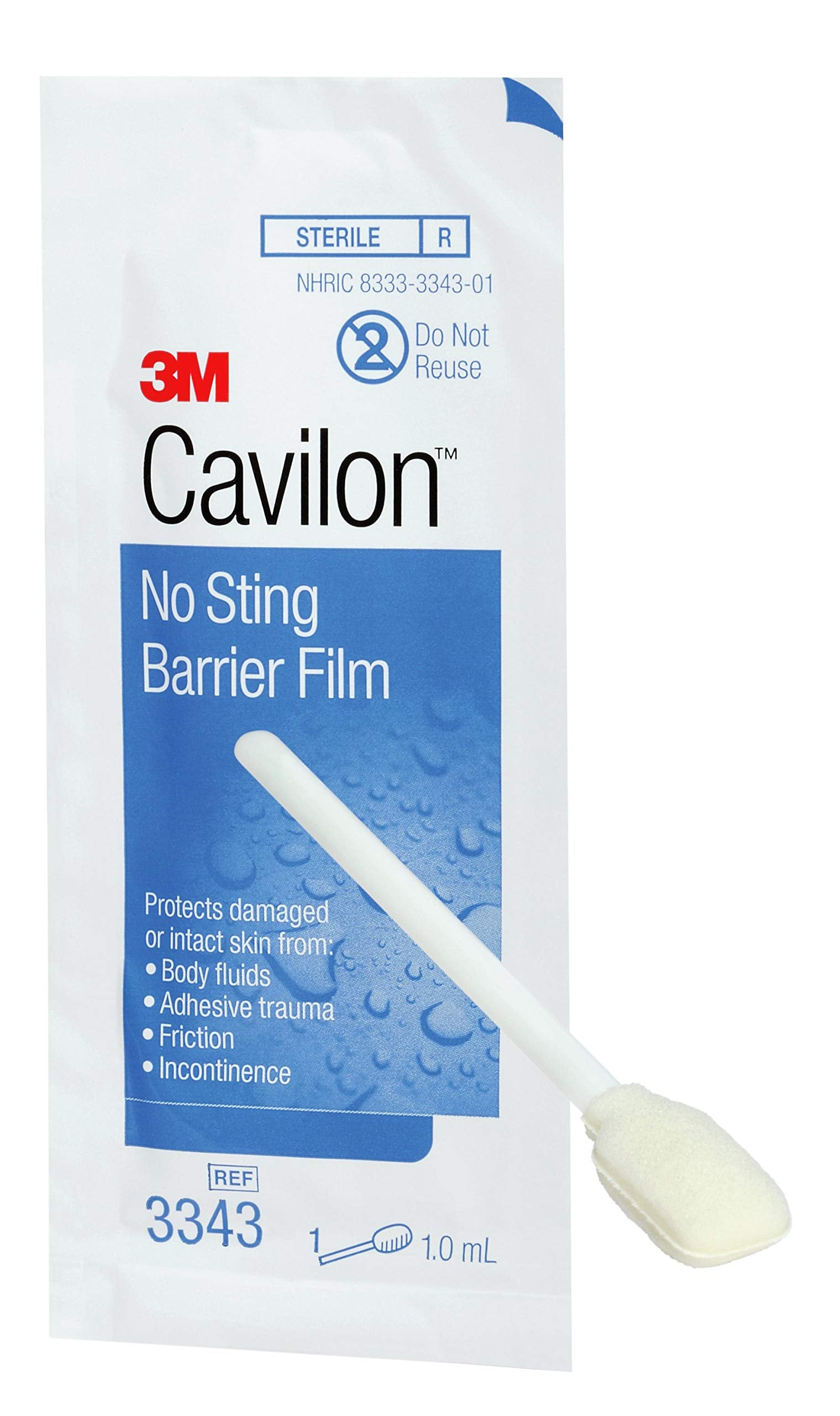 Cavilon No Sting Barrier Film en aplicación suave protege la piel de irritantes y fluidos.