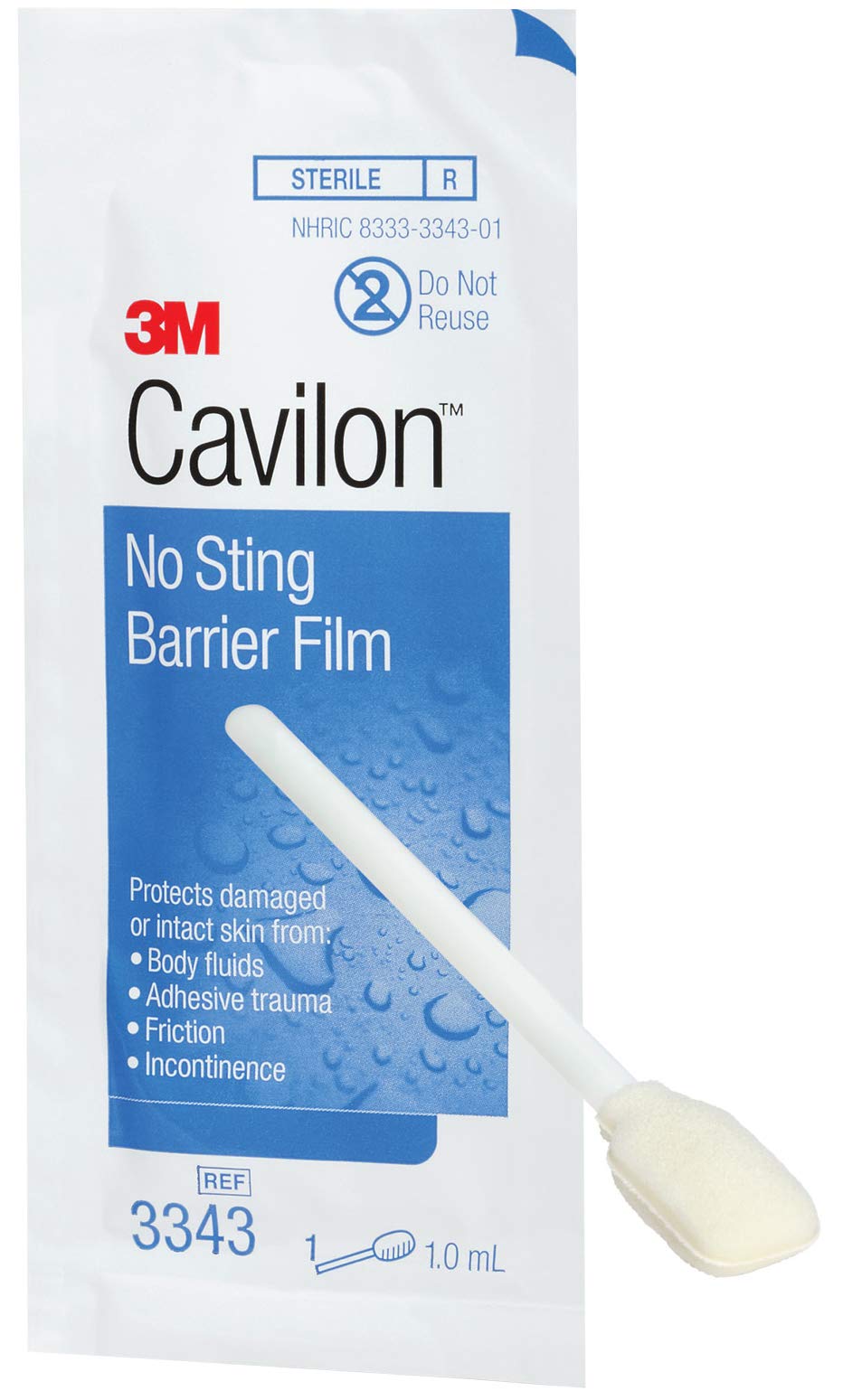 Cavilon No Sting Barrier Film se seca rápido y deja una capa ligera y transparente.
