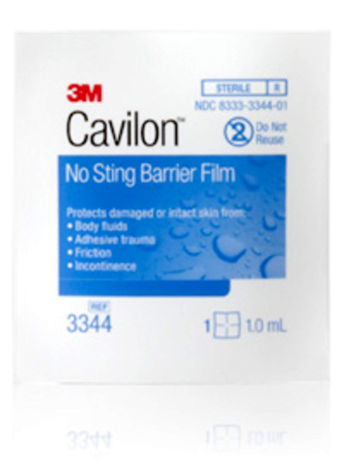 Cavilon No Sting Barrier Film, aplicación suave para piel sensible sin dolor.