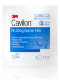 Cavilon No Sting Barrier Film, aplicación suave para piel sensible sin dolor.
