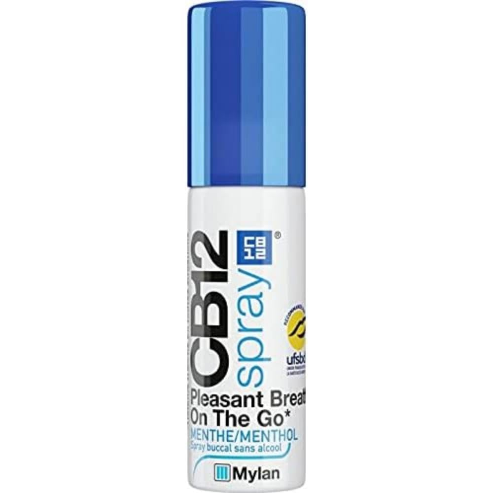 CB12 aerosol bucal: aliento fresco al instante; ideal cuando no puedes cepillarte