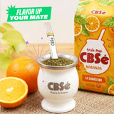 CBSé Yerba Mate Naranja: aroma cítrico que realza el sabor y la experiencia.