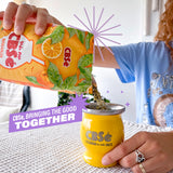CBSé Yerba Mate Naranja: perfecto caliente o frío para disfrutar en cualquier momento.