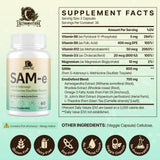 C Calthorvitana SAM-e con vitaminas B6, B9 y B12 para energía natural.