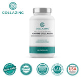 C COLLAZING cabello fuerte y uñas resistentes con colágeno marino