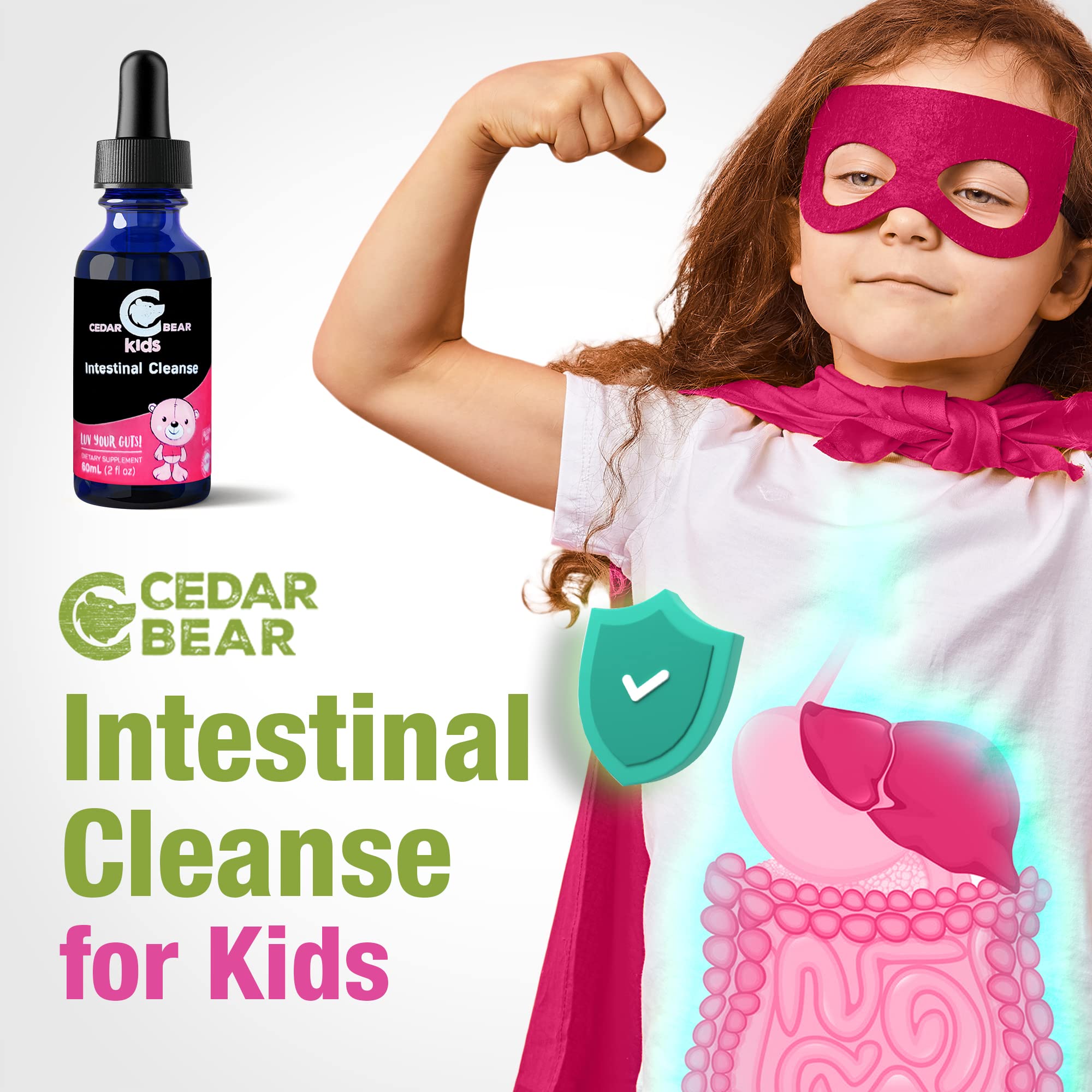 Cedar Bear Apoyo digestivo suave para momentos de malestar estomacal