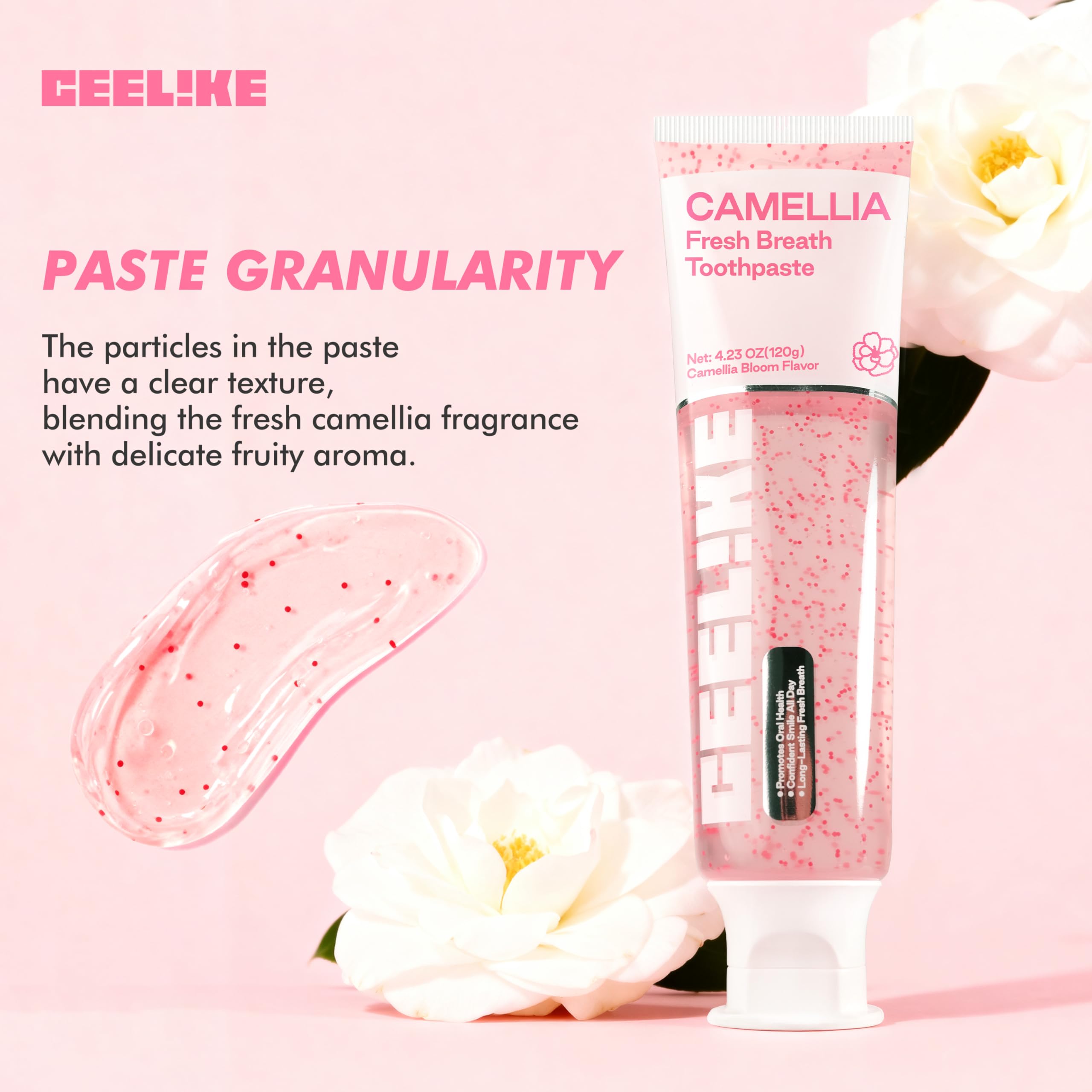 CEELIKE Camellia, cepillado lujoso, sensación sedosa al cepillar.