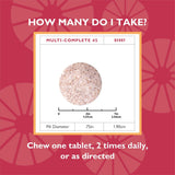 Celebrate Bariatric Multi-Complete favorece absorción con vitaminas hidrosolubles y minerales quelados.
