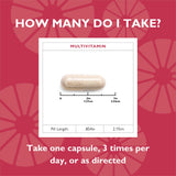 Celebrate Bariatric Multivitamin: cápsulas en mano, dosis suave para estómagos sensibles.