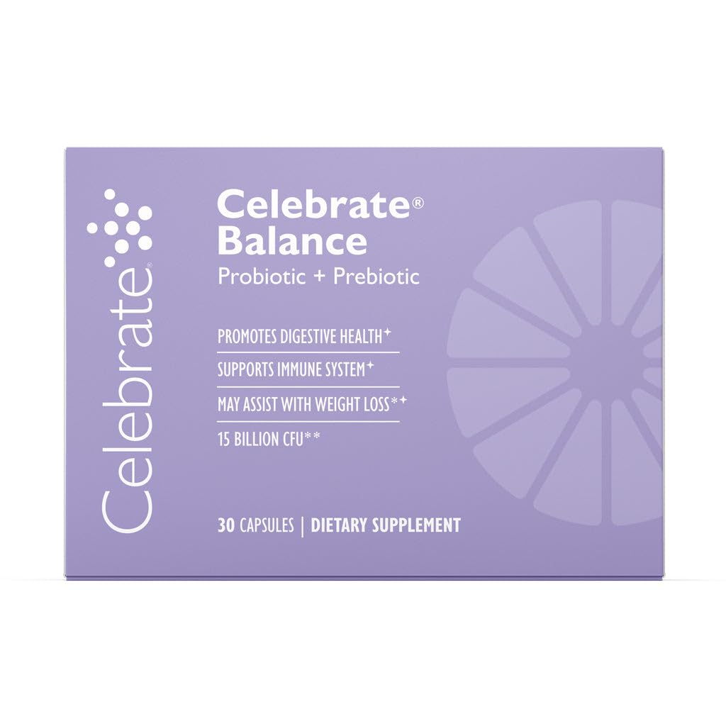 Celebrate Vitamins Balance cápsulas: apoyo digestivo diario para bienestar constante.
