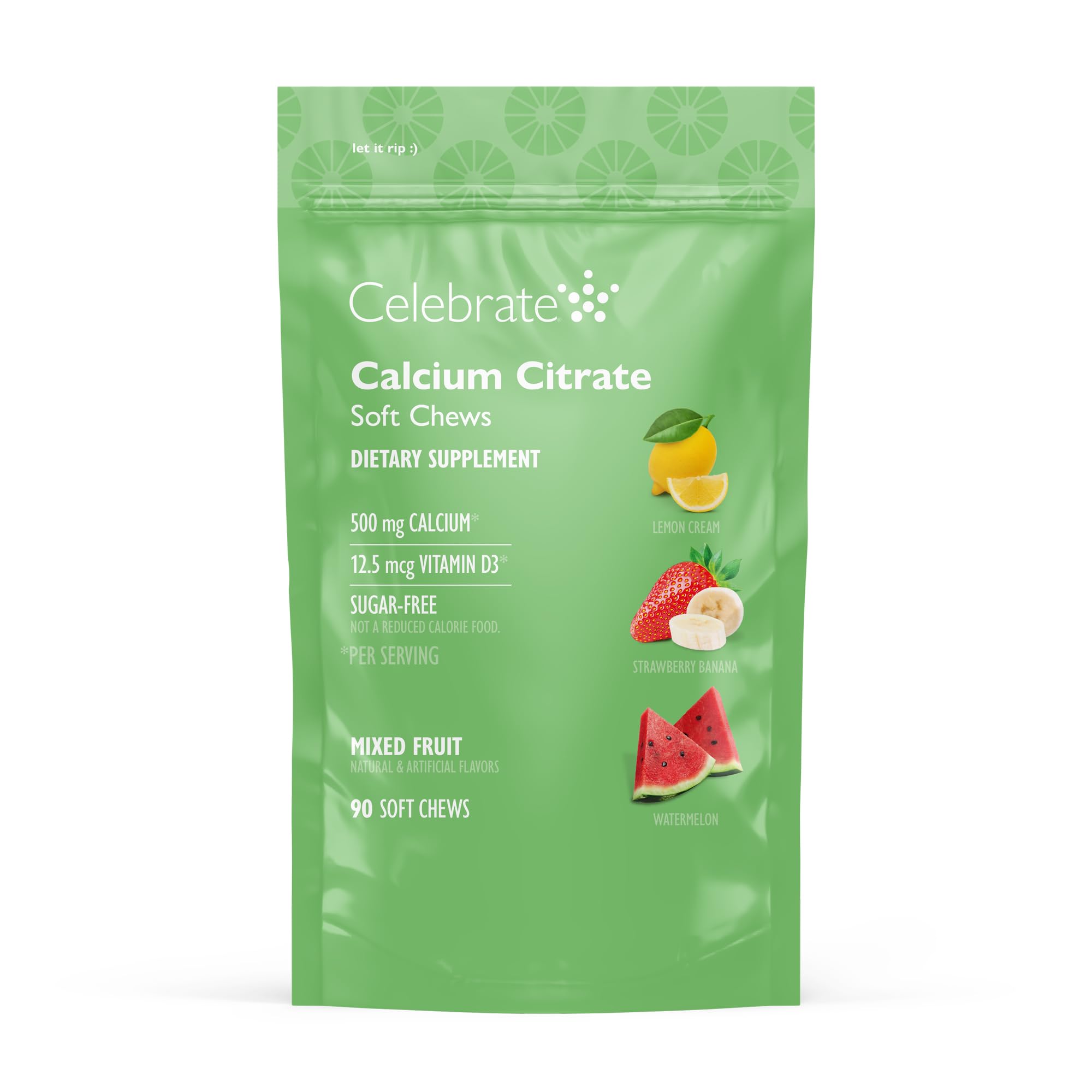Celebrate Vitamins bariátricas gomitas calcio citrato envase práctico para viajar