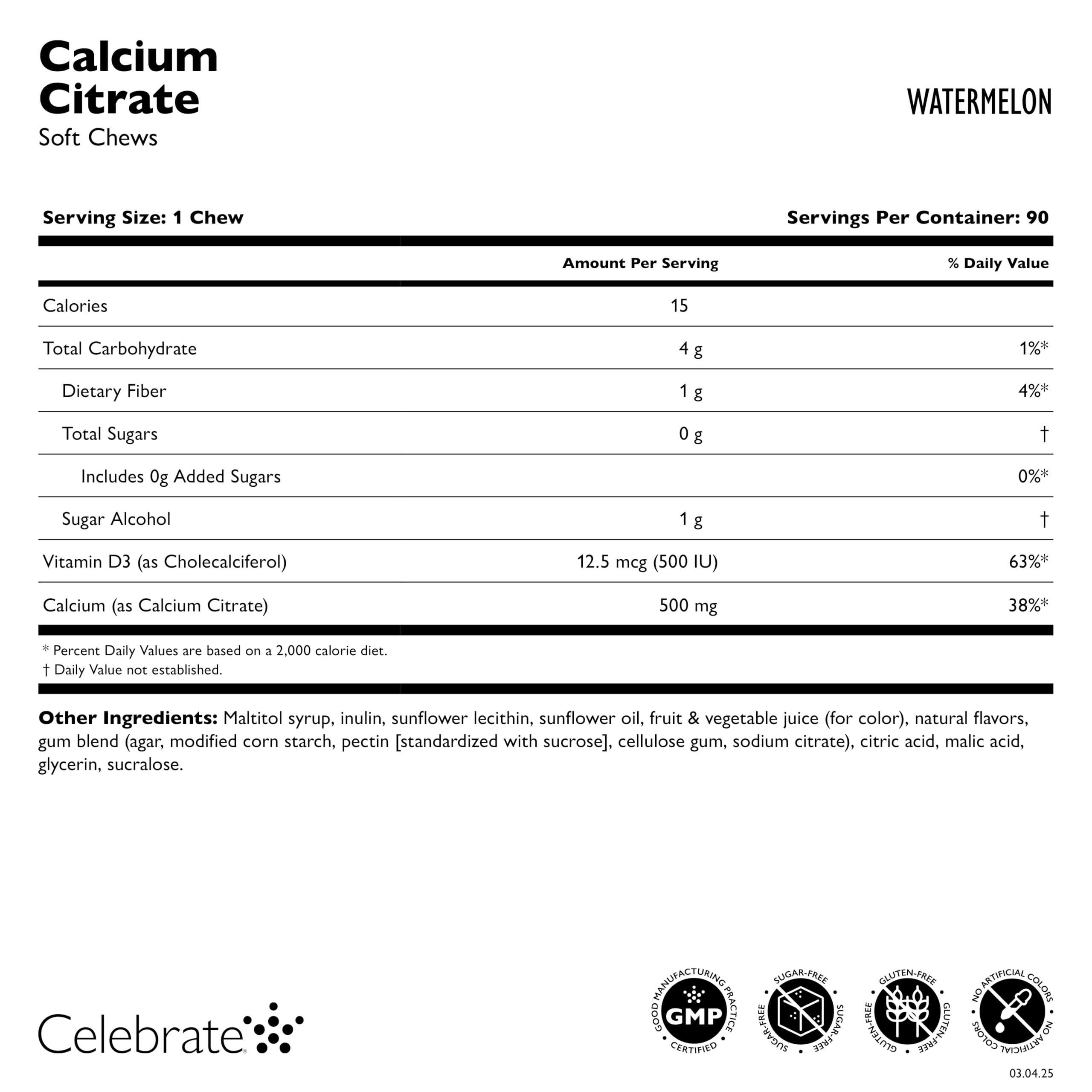 Celebrate Vitamins Bariátrica sabor melón sin azúcar y gluten