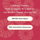 Celebrate Vitamins Multi-Complete: uso diario dos veces al día para consistencia.