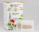 Bolsas individuales de Angelica Root Orgánica para infusiones rápidas y prácticas.