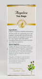 Taza con infusión humeante de Angelica Root Orgánica, aroma suave para momentos de relajación.