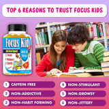 Celebrity LifeStyle Focus Kids Gummies, promueve concentración en clase y tareas