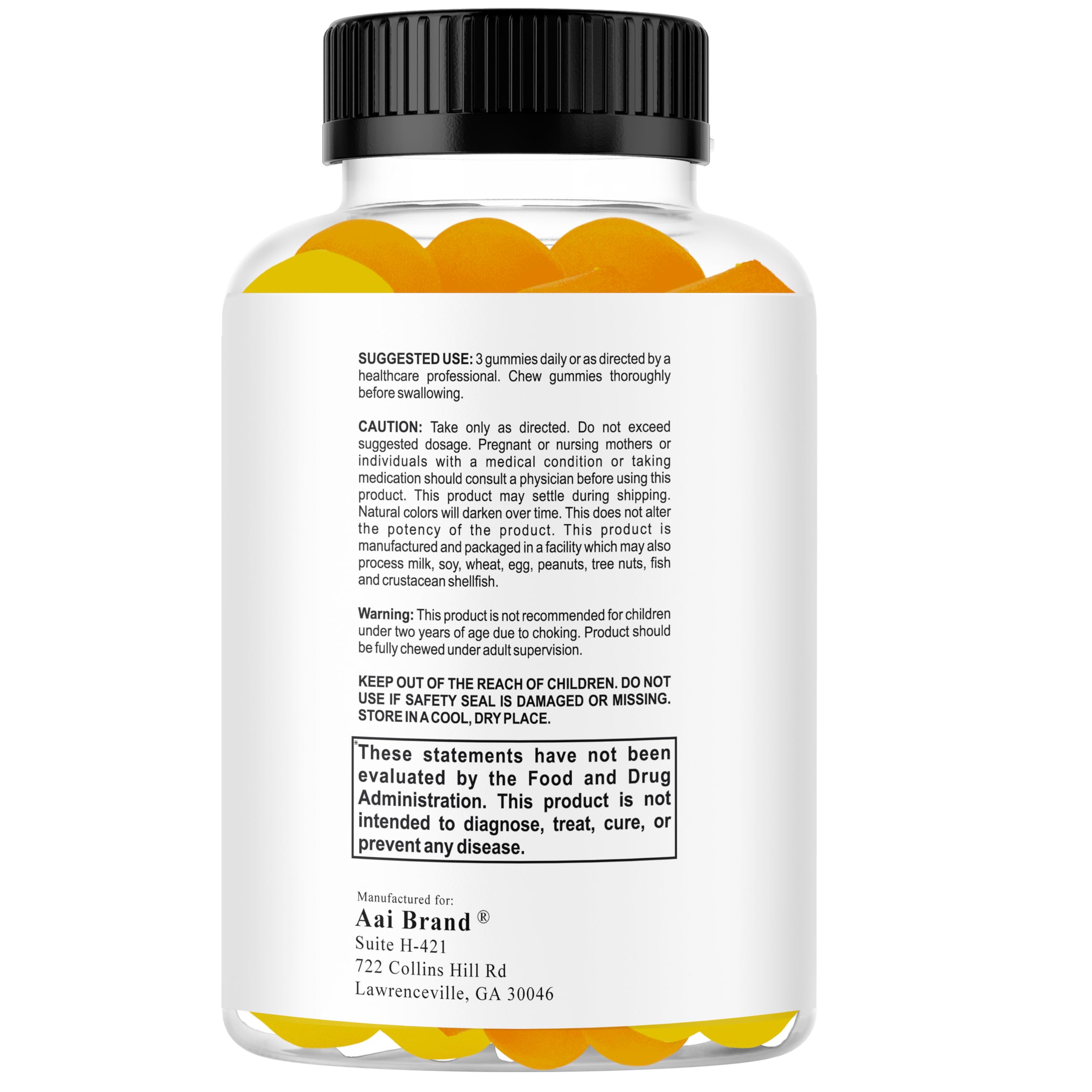 Celebrity LifeStyle Focus Kids Gummies, sin cafeína, opción suave para familias