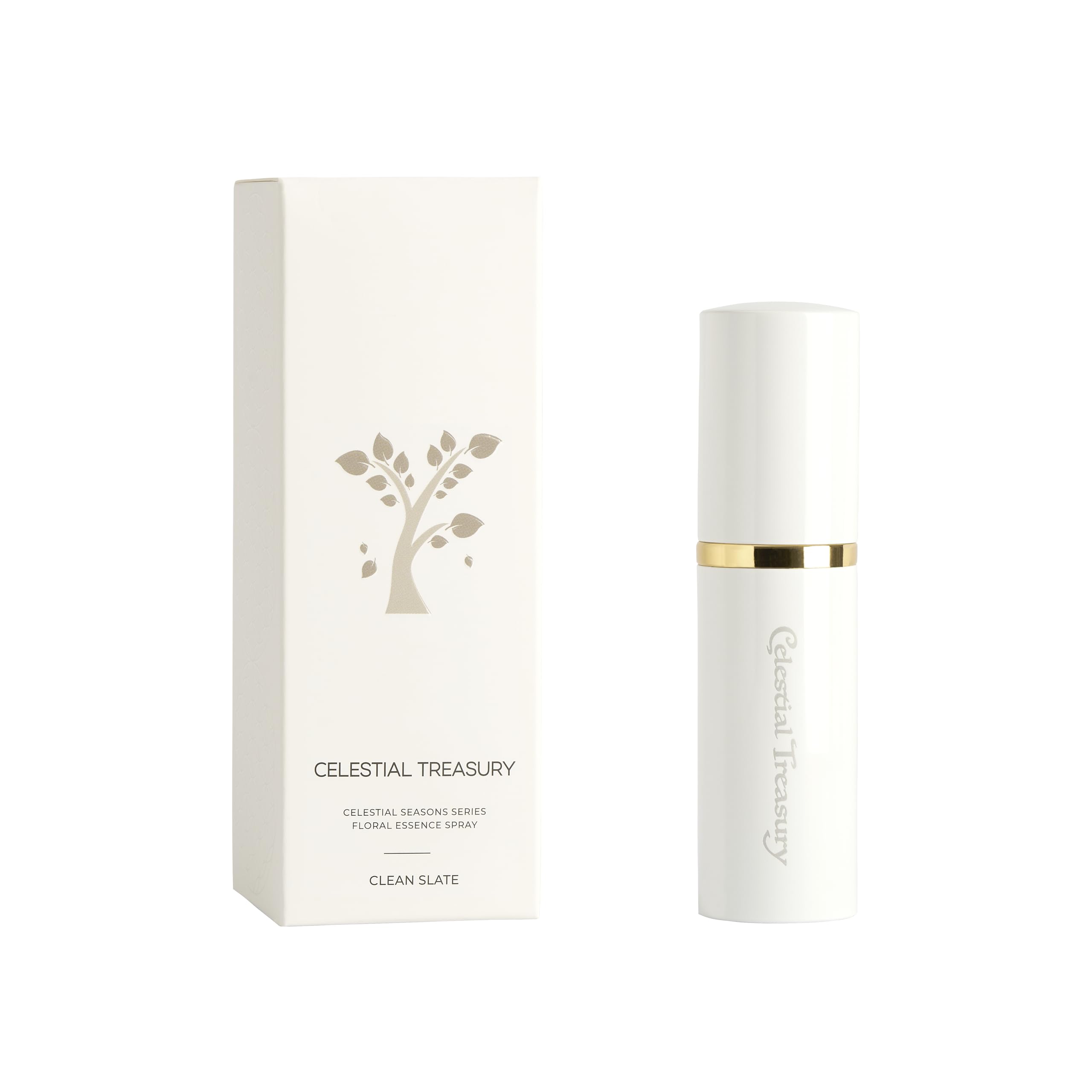 Celestial Treasury Esencia Floral Bendita, frasco 30ml, purifica cuerpo y mente.