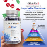 Bote de 60 gominolas Cellev8 ReDrive, conveniente para energía diaria