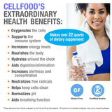Cellfood etiqueta certificada que respalda calidad