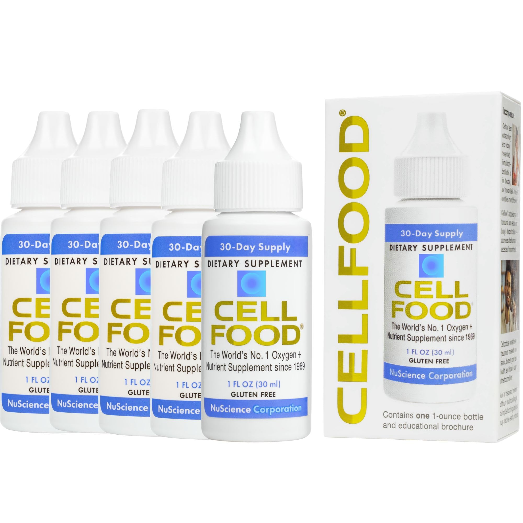 Cellfood impulso de oxígeno en botella para mayor energía diaria.