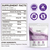 Etiqueta Cenffitio Glutacion destaca ingredientes clave para piel radiante.