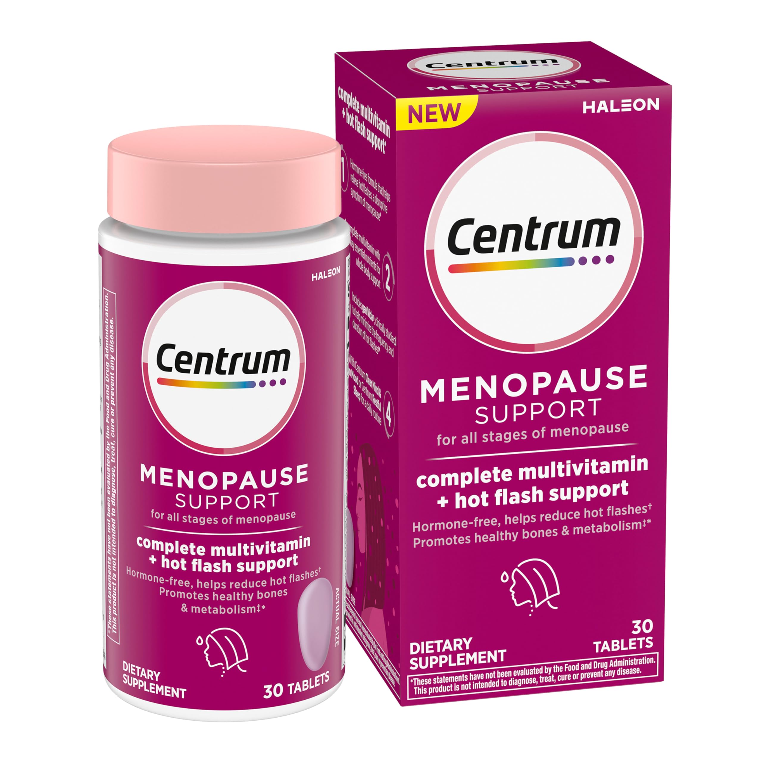 Centrum frasco de cápsulas, soporte diario de energía y bienestar.