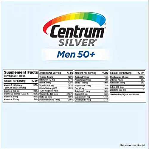 Centrum Men 50+ uso diario en casa, apoyo nutricional práctico.
