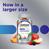 Dosis diaria recomendada: dos gomitas de Centrum para hombres 50+.