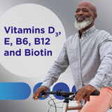 Etiqueta de Centrum MultiGummies para información de vitaminas y uso.