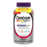 Centrum Silver Mujeres 50+ en bote con D3 para apoyar la salud general.