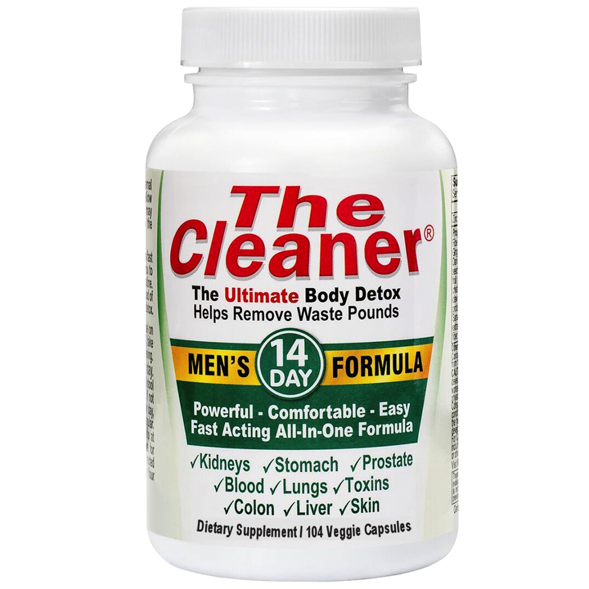 The Cleaner Detox de Century Systems: botella para limpieza interna diaria.
