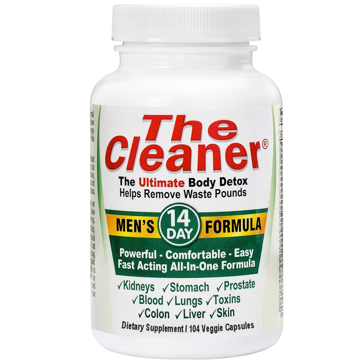 The Cleaner Detox de Century Systems: botella para limpieza interna diaria.
