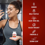 Century Systems The Cleaner Detox: botella con cápsulas vegetarianas listas para uso diario.