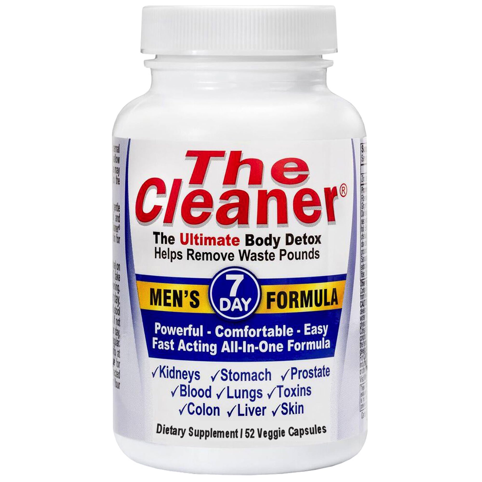 Century Systems The Cleaner Detox: botella con cápsulas para desintoxicación de 7 días