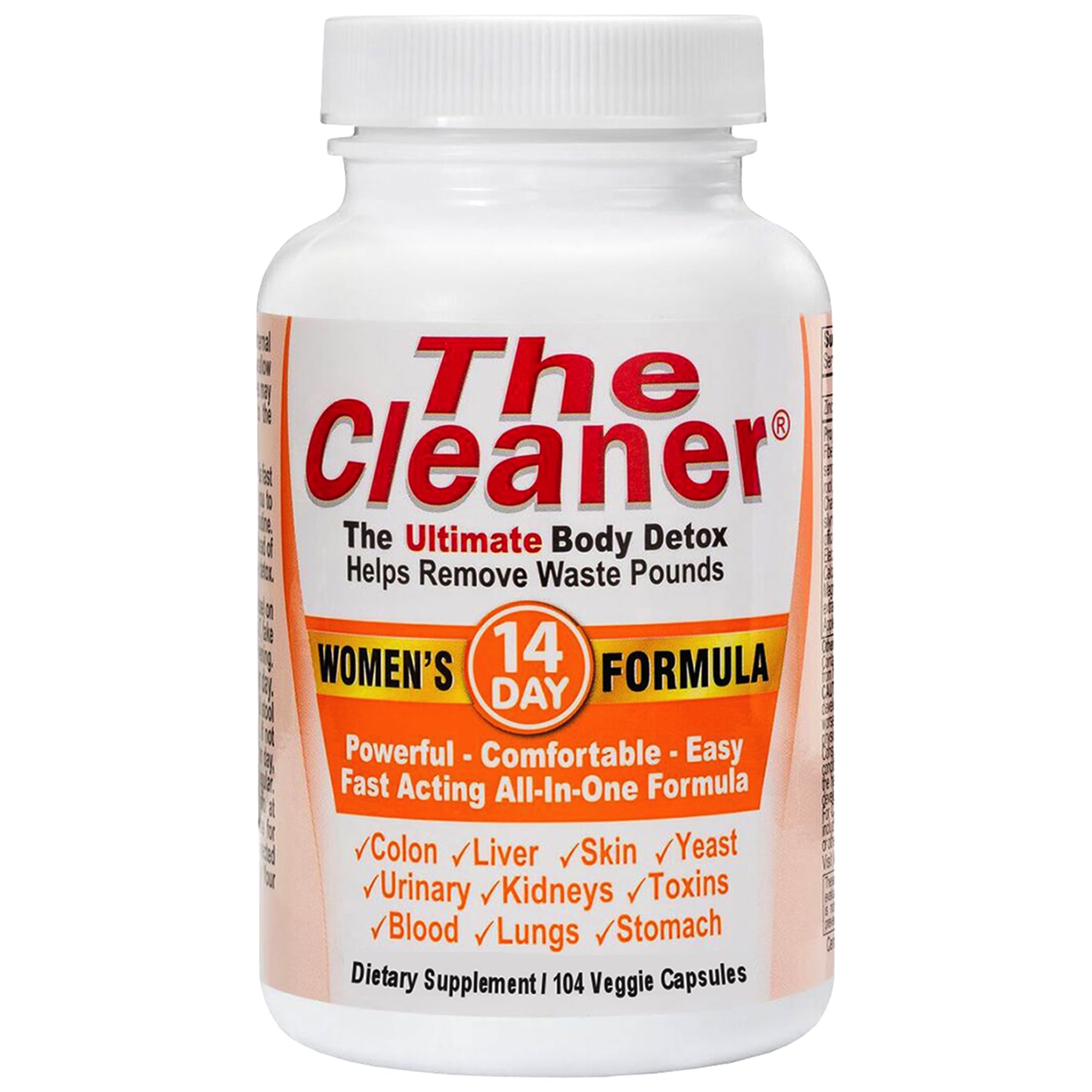Century Systems The Cleaner Detox, cápsulas para apoyo digestivo diario