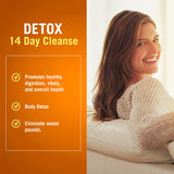 Etiqueta de The Cleaner Detox con detalles de dosis para uso cómodo