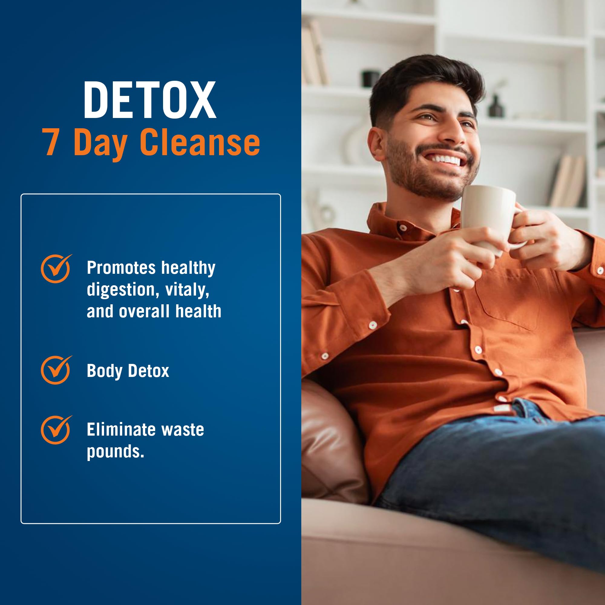 Century Systems The Cleaner Detox: etiqueta informativa con beneficios y modo de uso