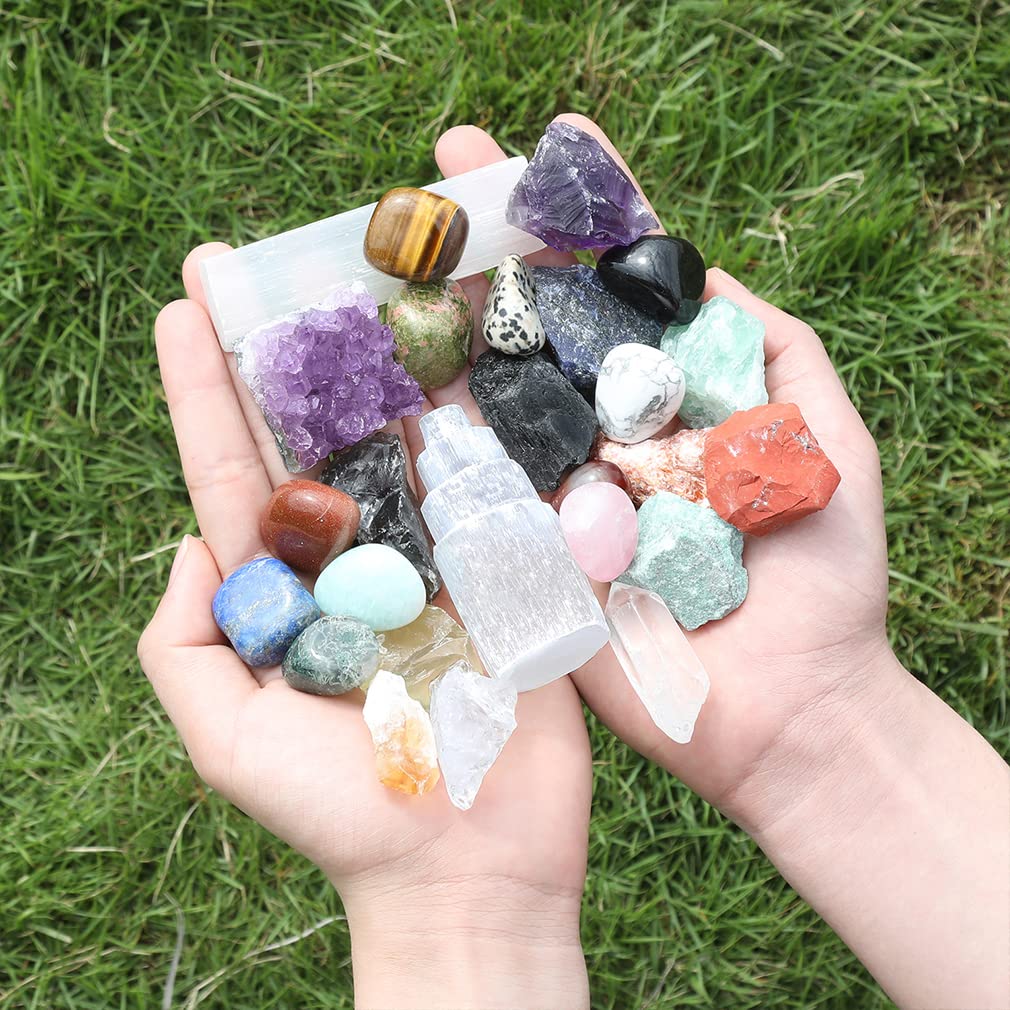 Cereikei piedras chakra pulidas 11 para meditaciones y rituales.