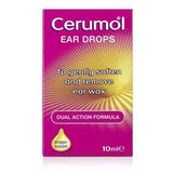 Cerumol gotas acción dual, uso suave para eliminar cerumen y mejorar la audición.