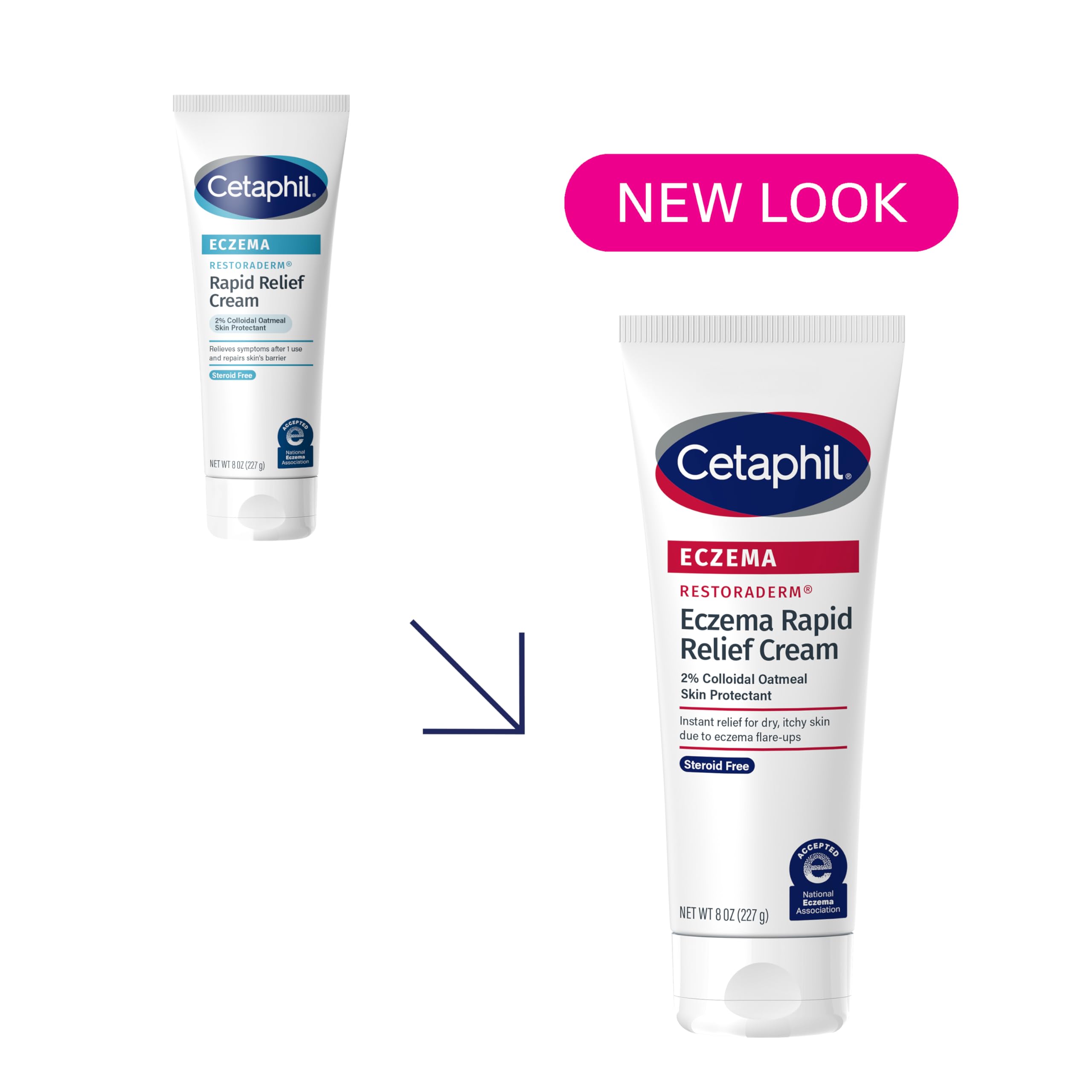 Cetaphil Restoraderm alivio del prurito, crema calmante para la comezón de eczema.