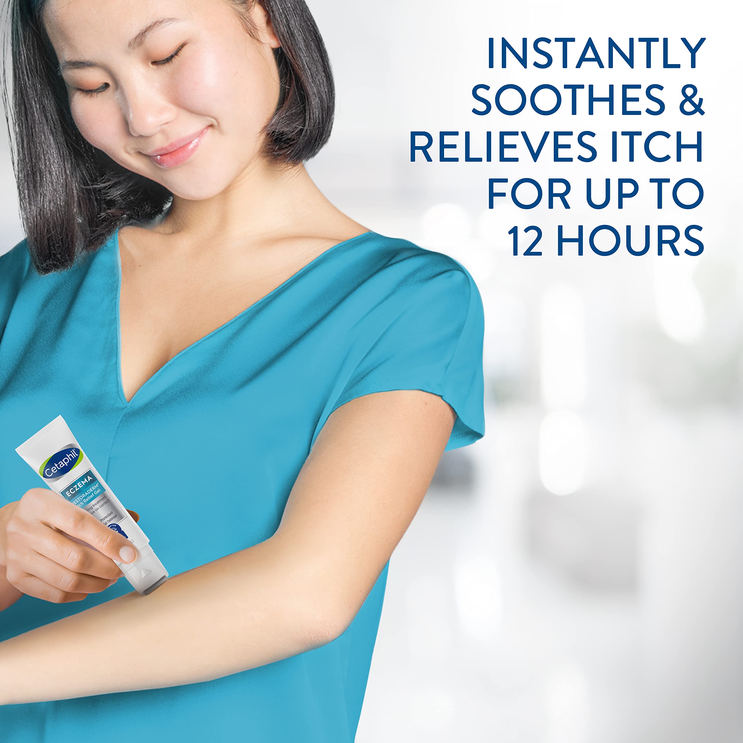 Cetaphil Restoraderm Gel envase de 2 oz, perfecto para viajes