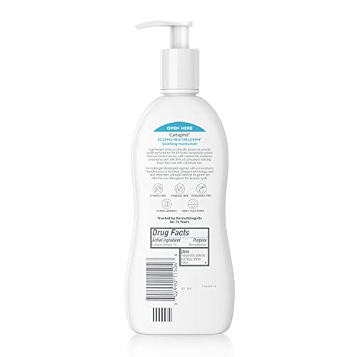 Cetaphil Restoraderm crema, textura cremosa para piel sensible